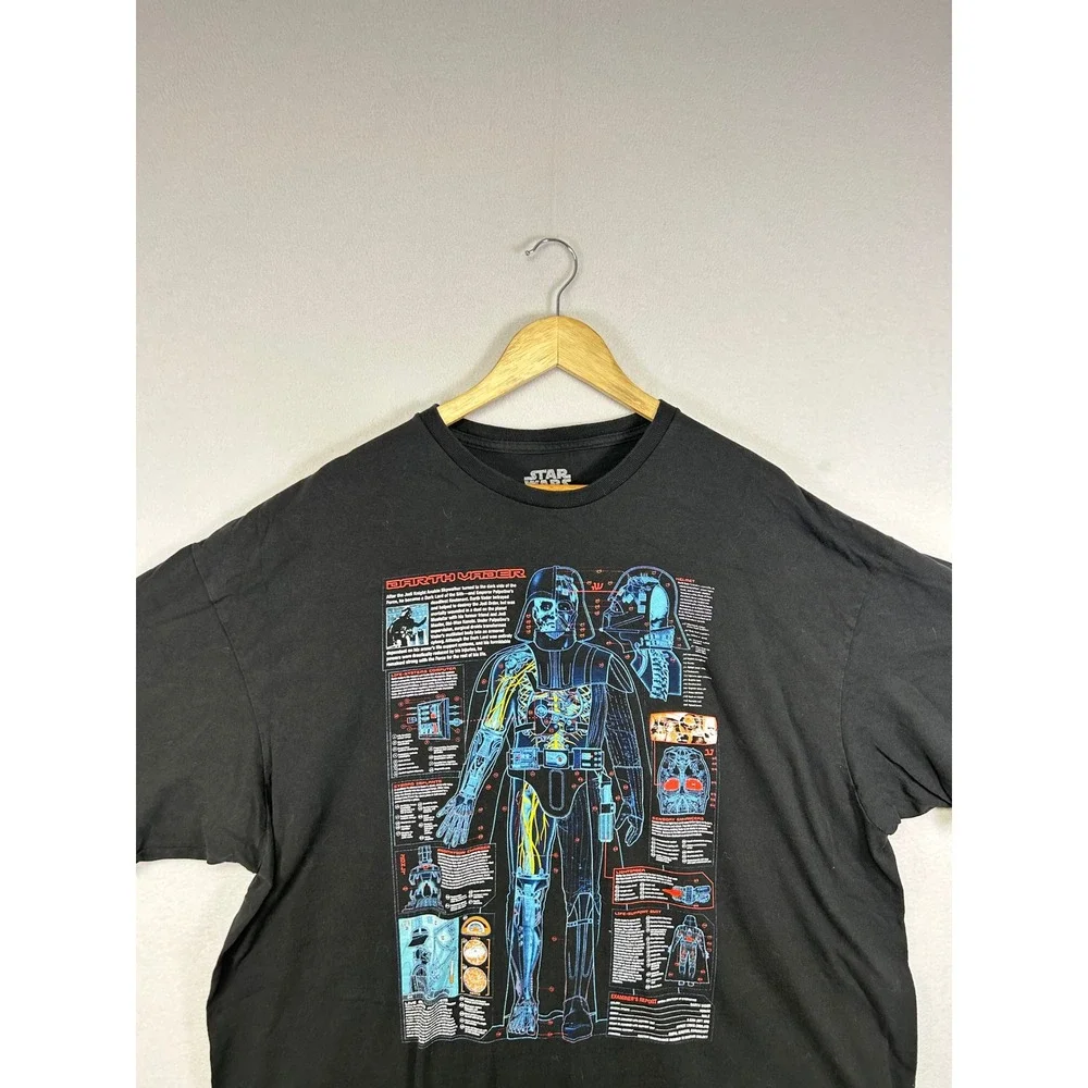 Star Wars Darth Vader Anatomy T Shirt Mens 3XL‎ Black Graphic Tee
